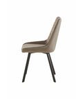 Eetkamerstoel Reims Lichtgrijs met zwart onderstel Mahom