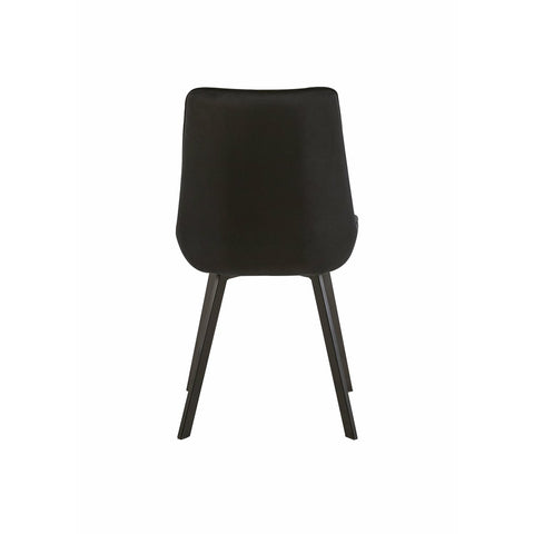 Dining room chair Reims Black with black Mahom base