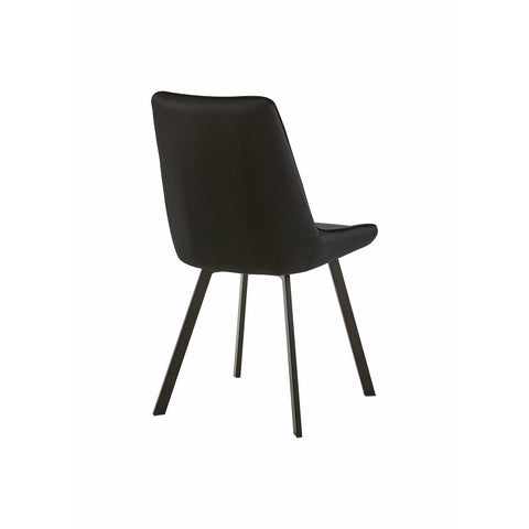 Dining room chair Reims Black with black Mahom base