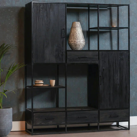 Mangohouten Vakkenkast Florence XXL Mahom