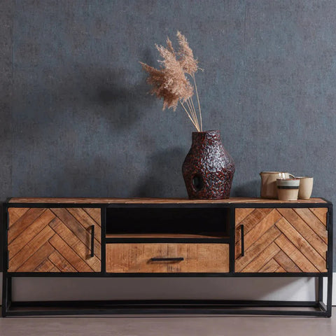 Mangohouten TV Meubel Toronto 145 cm Mahom